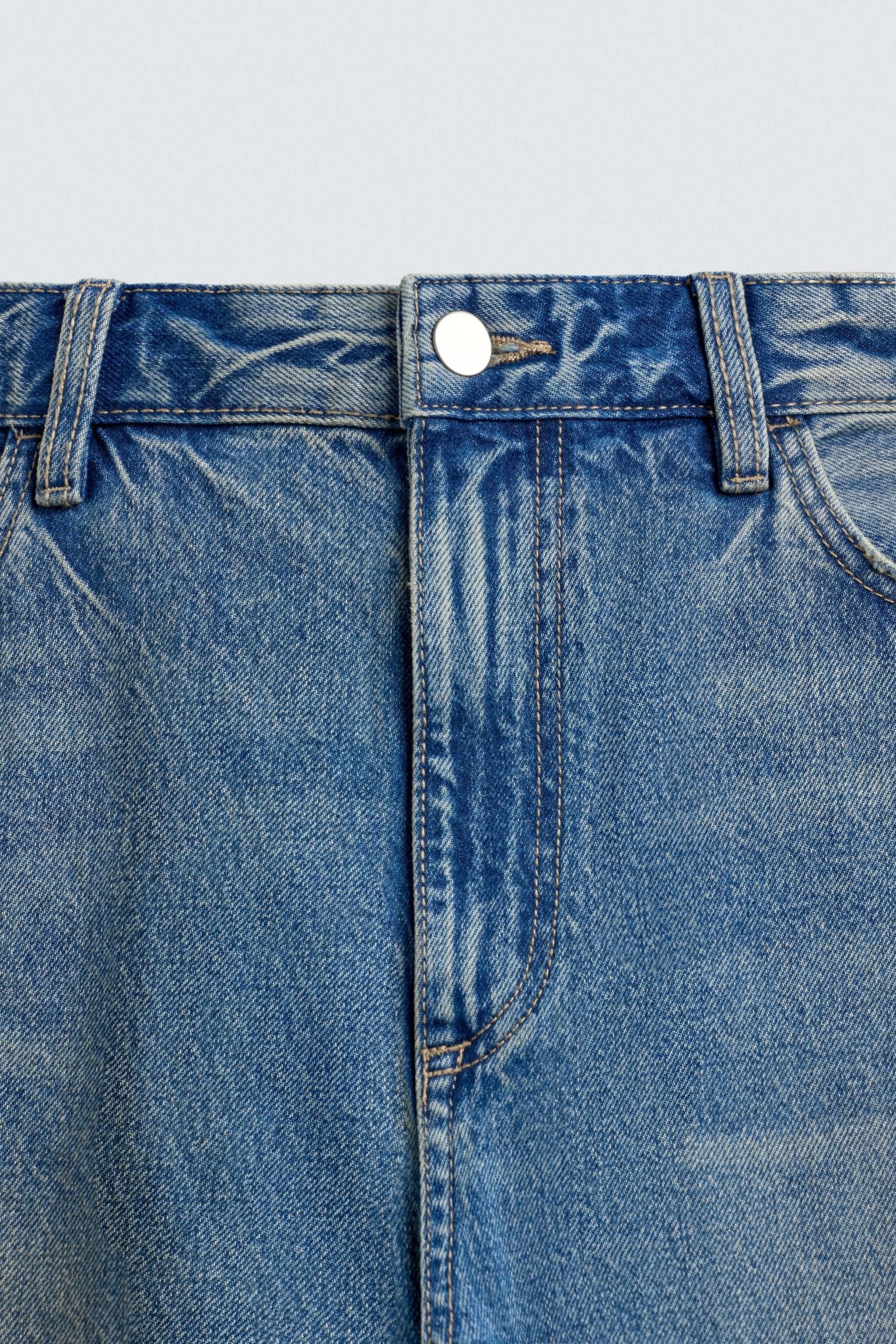 TAPERED WIDE FIT JEANS